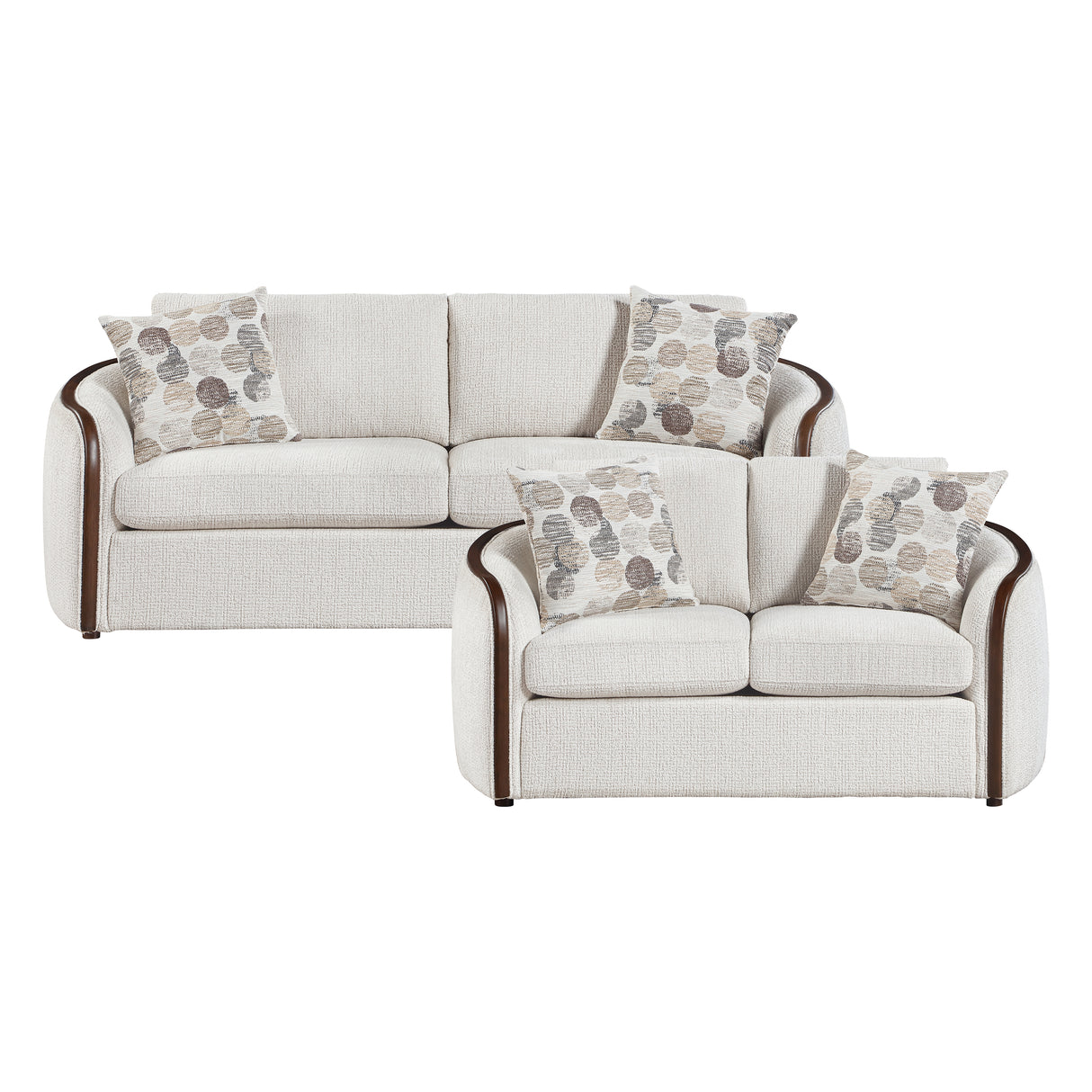 9177WABEG*2 2pc Set: Sofa, Love from Homelegance - Luna Furniture