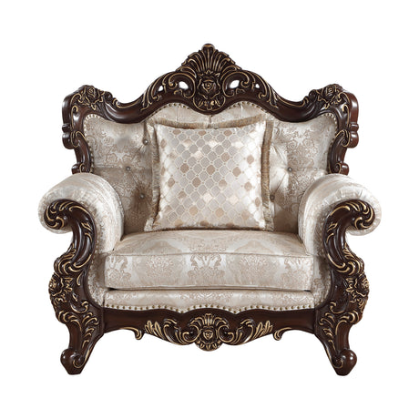 Sovereign Cherry Brown 2-Piece Living Room Set from Homelegance - Luna Furniture
