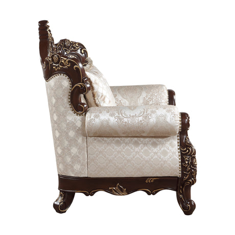 Sovereign Cherry Brown 2-Piece Living Room Set from Homelegance - Luna Furniture