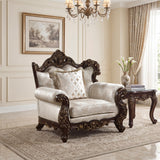Sovereign Cherry Brown 2-Piece Living Room Set from Homelegance - Luna Furniture
