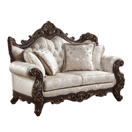 Sovereign Cherry Brown Chair from Homelegance - Luna Furniture