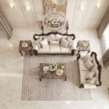 Sovereign Cherry Brown 2-Piece Living Room Set