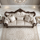 Sovereign Cherry Brown Sofa