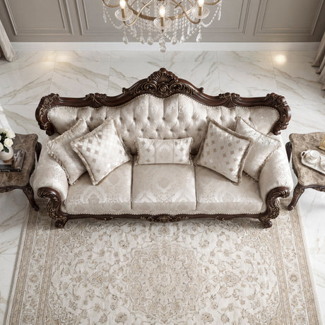 Sovereign Cherry Brown Sofa from Homelegance - Luna Furniture