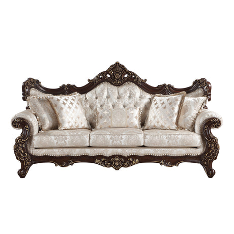 Sovereign Cherry Brown Chair from Homelegance - Luna Furniture