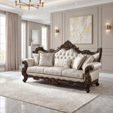 Sovereign Cherry Brown Sofa
