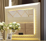 HD-918 Belle Silver 5-Piece Bedroom Set (Special Order) from Homey Design - Luna Furniture