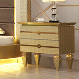 HD-918 Belle Silver 5-Piece Bedroom Set (Special Order) from Homey Design - Luna Furniture