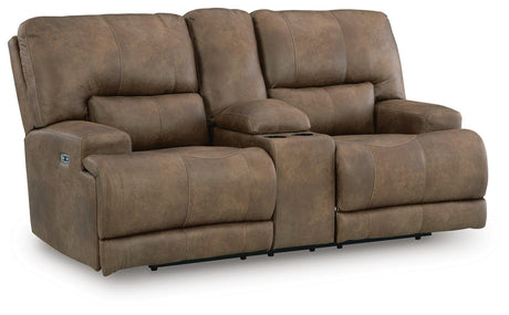 Beckley Place Earth Power Reclining Sofa and Loveseat from Ashley - Luna Furniture