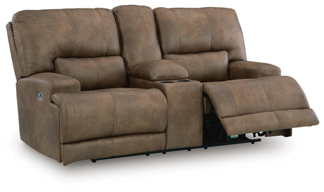 Beckley Place Earth Power Reclining Sofa and Loveseat from Ashley - Luna Furniture