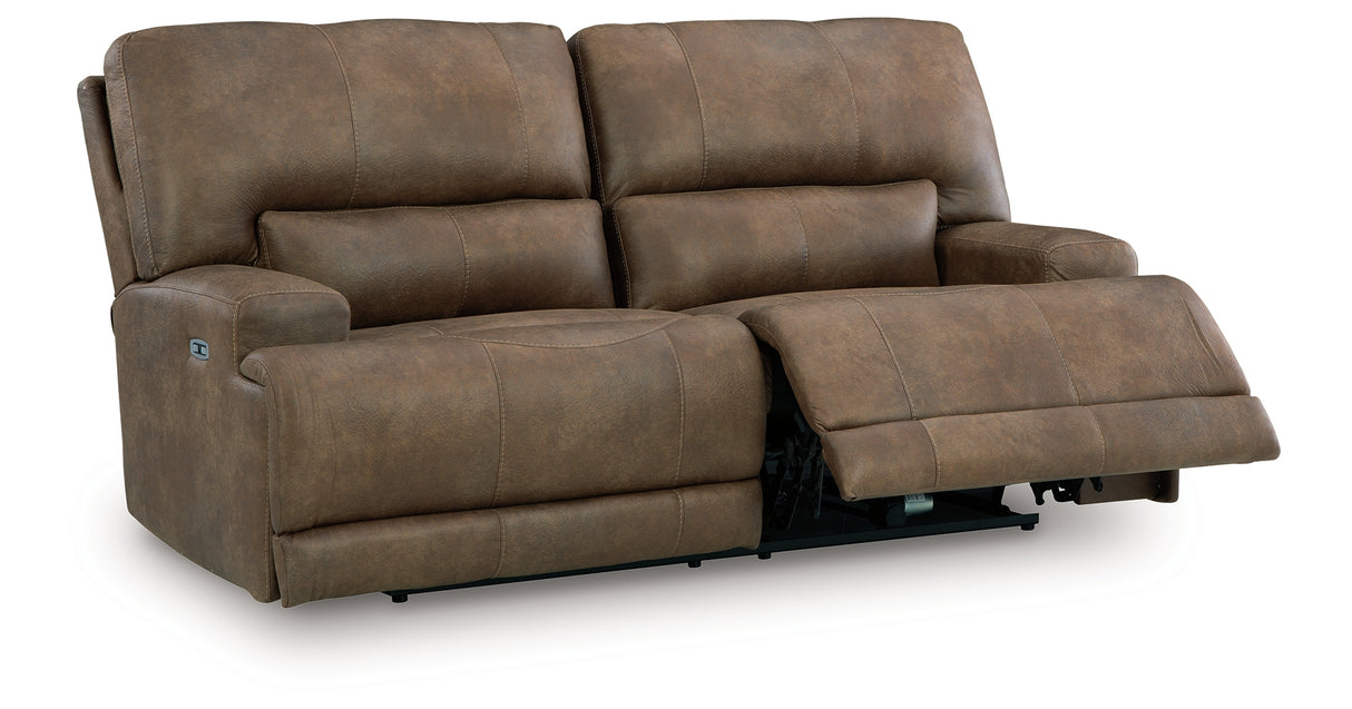 Beckley Place Earth Power Reclining Sofa from Ashley - Luna Furniture