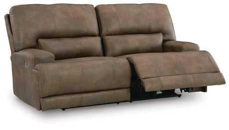 Beckley Place Earth Power Reclining Sofa and Loveseat from Ashley - Luna Furniture