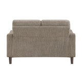 Linden Brown Loveseat