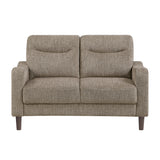 Linden Brown Loveseat