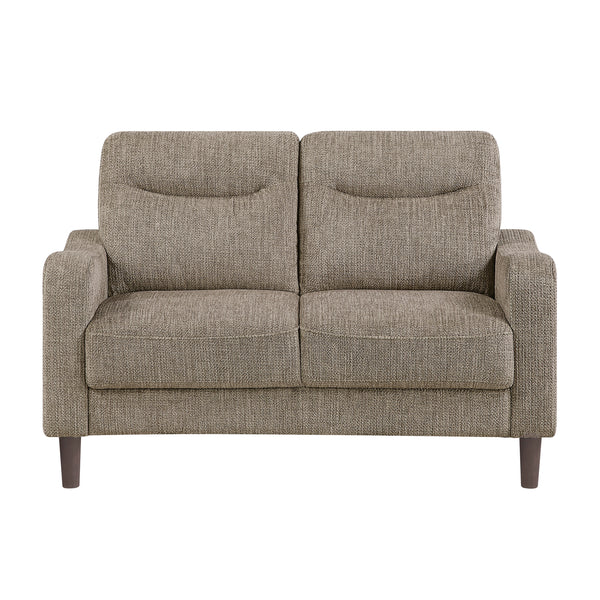 Linden Brown Loveseat