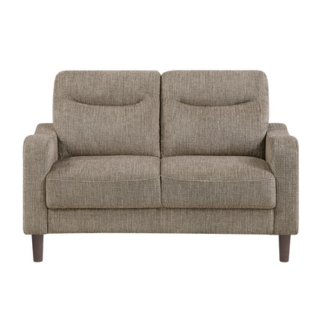 Linden Brown Living Room Set (Sofa & Loveseat) from Homelegance - Luna Furniture
