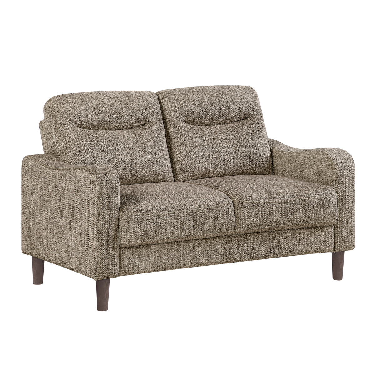 Linden Brown Loveseat