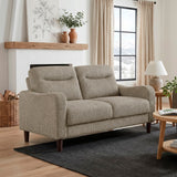 Linden Brown Loveseat