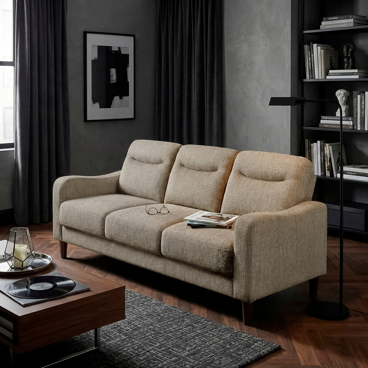 9180BRW-2 Love Seat from Homelegance - Luna Furniture
