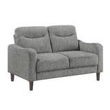 Linden Gray Loveseat
