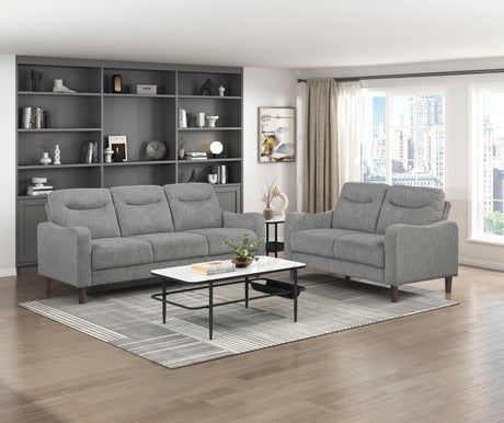 Linden Gray Living Room Set from Homelegance - Luna Furniture