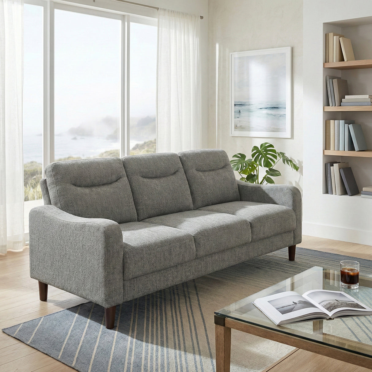 9180GRY-3 Sofa from Homelegance - Luna Furniture