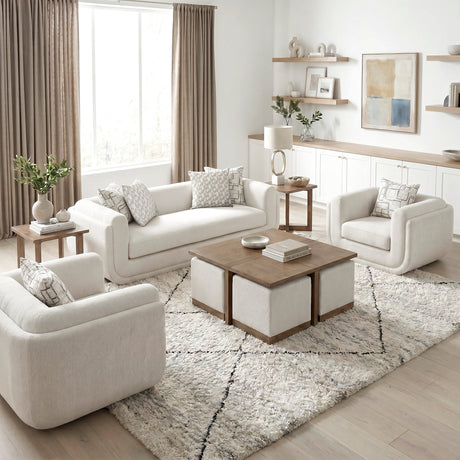 Nimbus Beige Sofa from Homelegance - Luna Furniture