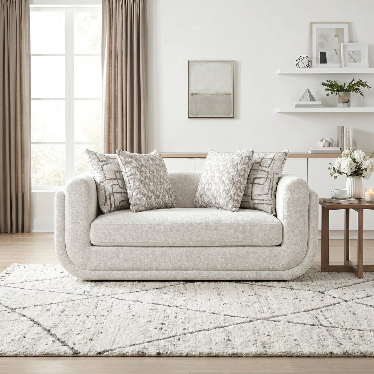 Nimbus Beige Loveseat