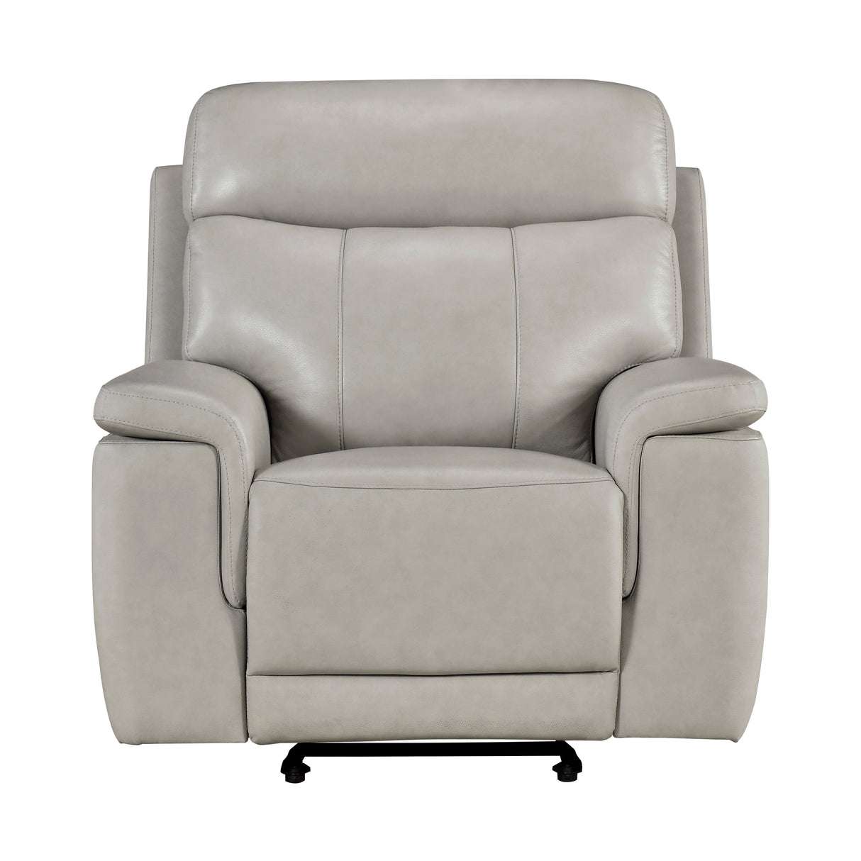 Celestia Light Gray Power Glider Reclining Chair with Power Headrest