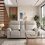 9199TPE-2PWH Power Double Reclining Love Seat with Power Headrest and Center Console from Homelegance - Luna Furniture