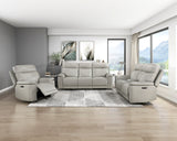 9199TPE-1PWH Power Glider Reclining Chair with Power Headrest from Homelegance - Luna Furniture