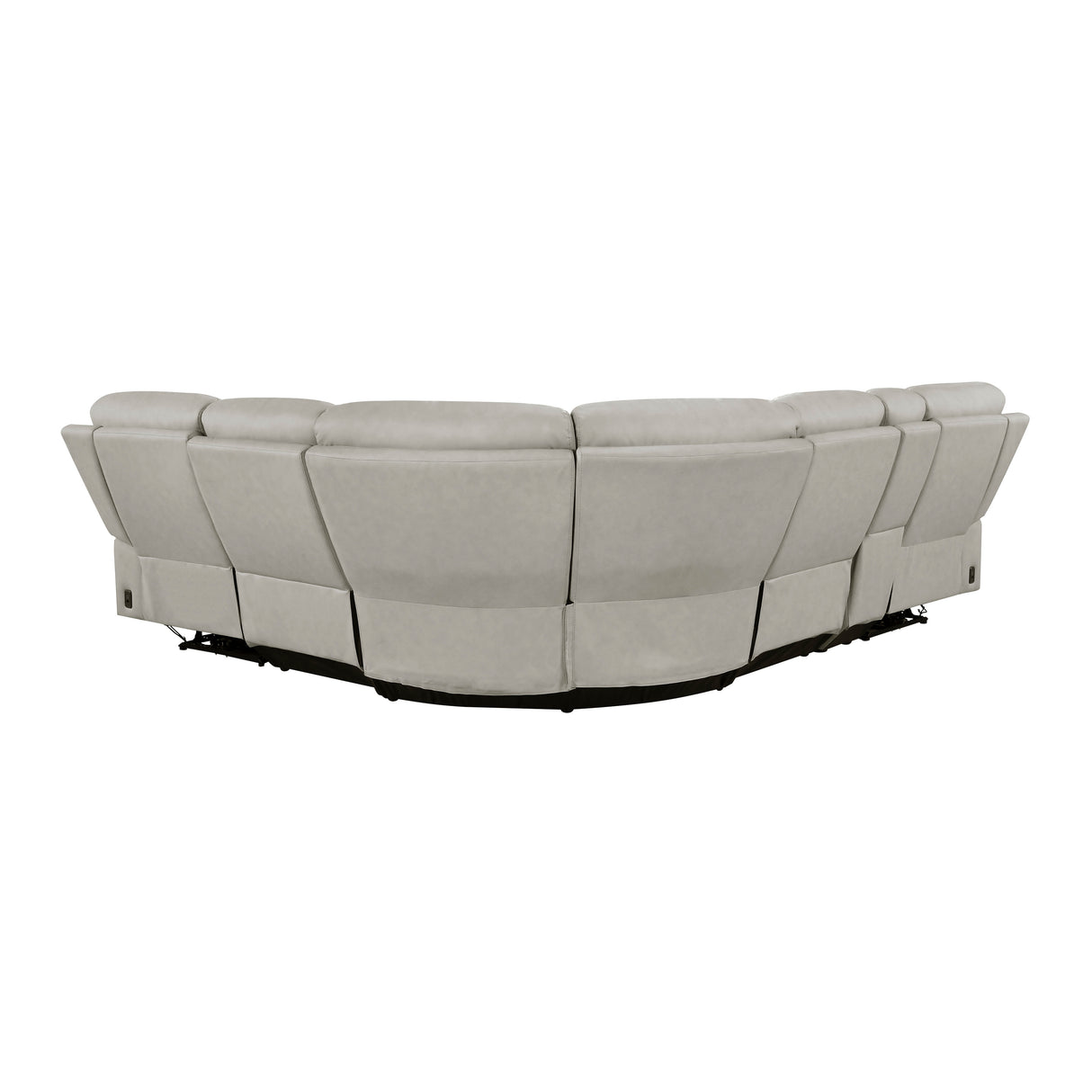 Celestia Taupe 6-Piece Power Reclining Sectional from Homelegance - Luna Furniture