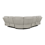 Celestia Taupe 6-Piece Power Reclining Sectional from Homelegance - Luna Furniture