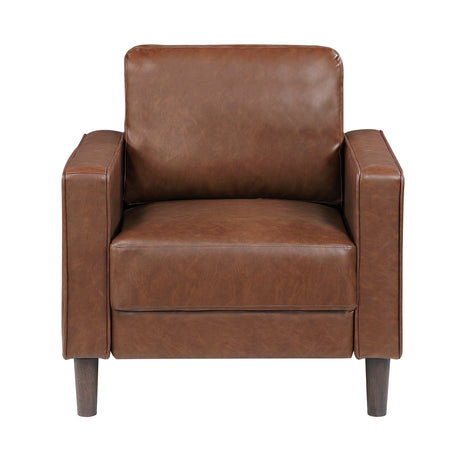 Malcolm Chocolate Loveseat from Homelegance - Luna Furniture