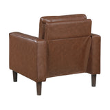Malcolm Chocolate Loveseat from Homelegance - Luna Furniture