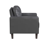 Malcolm Dark Gray Chair from Homelegance - Luna Furniture