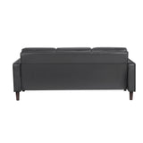 Malcolm Dark Gray Loveseat from Homelegance - Luna Furniture