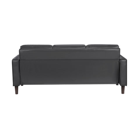 Malcolm Dark Gray Loveseat from Homelegance - Luna Furniture