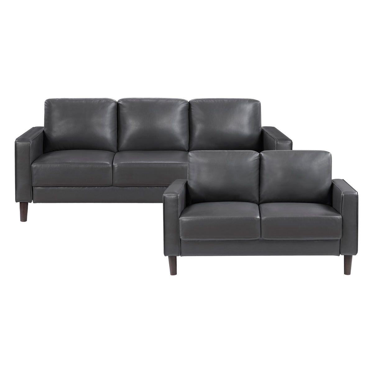Malcolm Dark Gray Chair from Homelegance - Luna Furniture