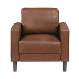 Malcolm Chocolate Chair from Homelegance - Luna Furniture