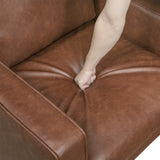 Malcolm Chocolate Loveseat from Homelegance - Luna Furniture