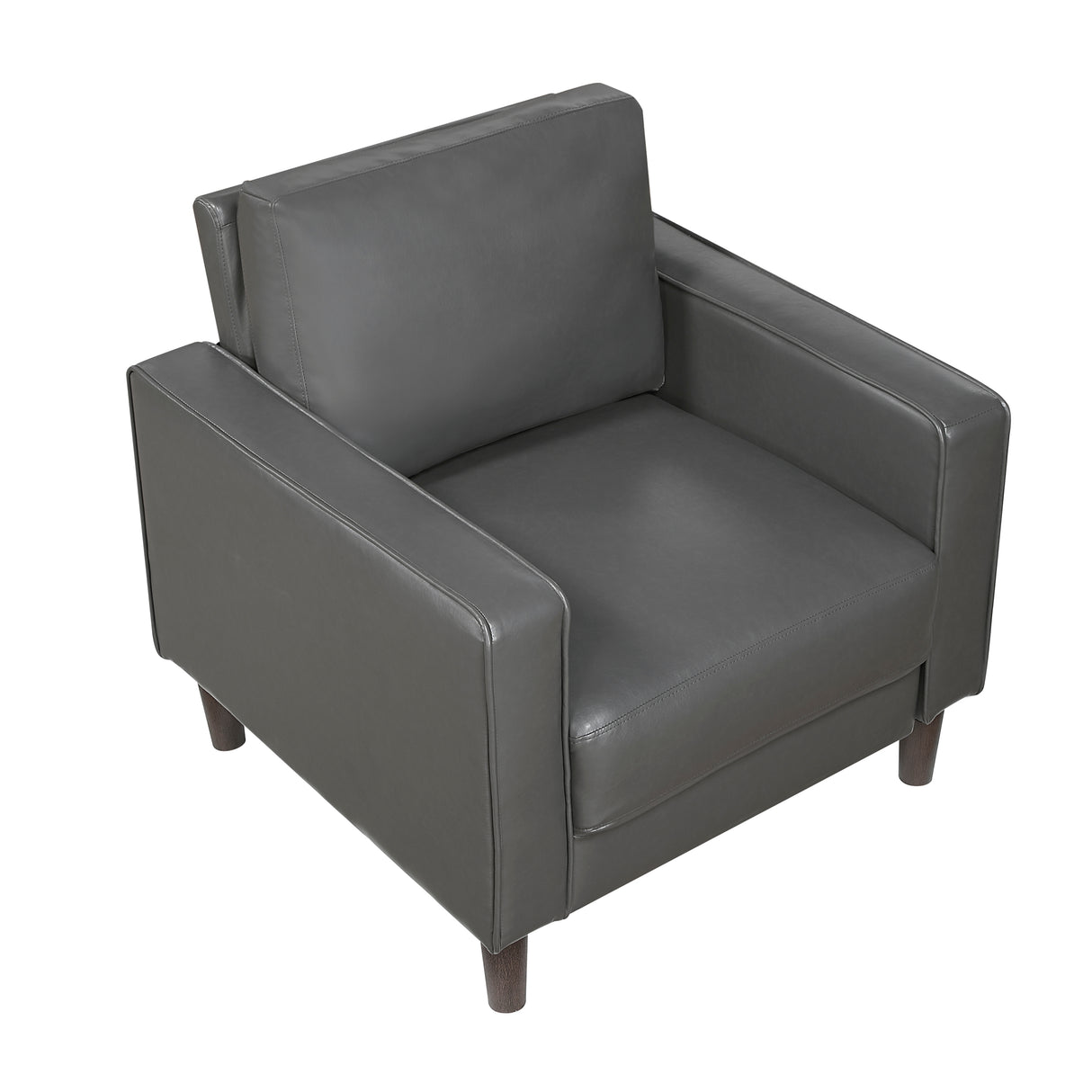 Malcolm Dark Gray Chair from Homelegance - Luna Furniture