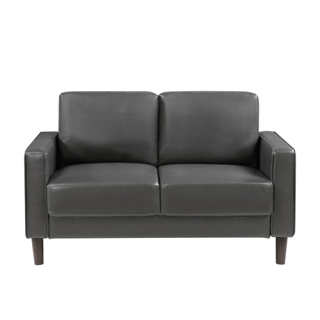 Malcolm Dark Gray Loveseat from Homelegance - Luna Furniture