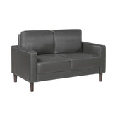 Malcolm Dark Gray Loveseat from Homelegance - Luna Furniture