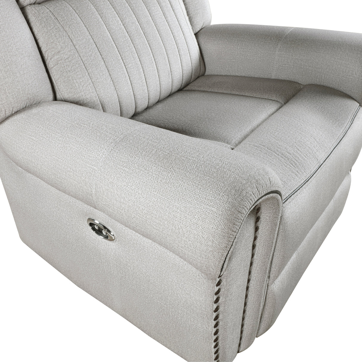Brennen Mist Reclining Chair from Homelegance - Luna Furniture