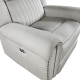 Brennen Mist Reclining Chair from Homelegance - Luna Furniture