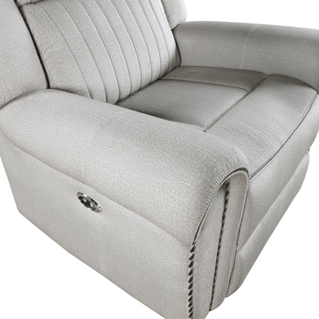 Brennen Mist Reclining Chair from Homelegance - Luna Furniture
