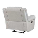 Brennen Charcoal Power Double Reclining Sofa from Homelegance - Luna Furniture