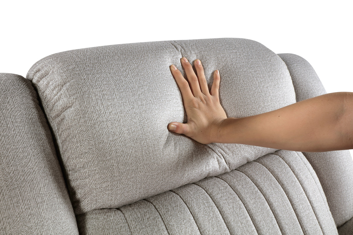 Brennen Charcoal Power Double Reclining Sofa from Homelegance - Luna Furniture