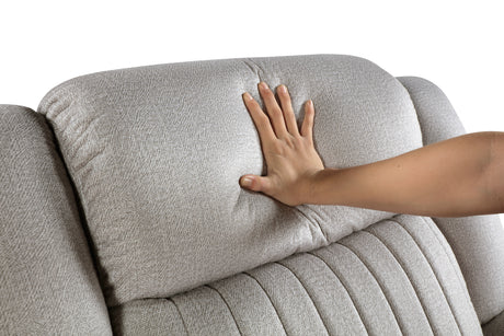 Brennen Charcoal Power Double Reclining Sofa from Homelegance - Luna Furniture